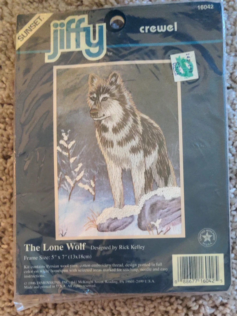 Jiffy Crewel Kit 